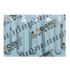 Бор пламеподібний стрілчастий кінчик Rogin FO-21F 5 шт