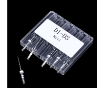 Машинні файли Ni-Ti для розпломбування. Набір асорті, 6 штук.