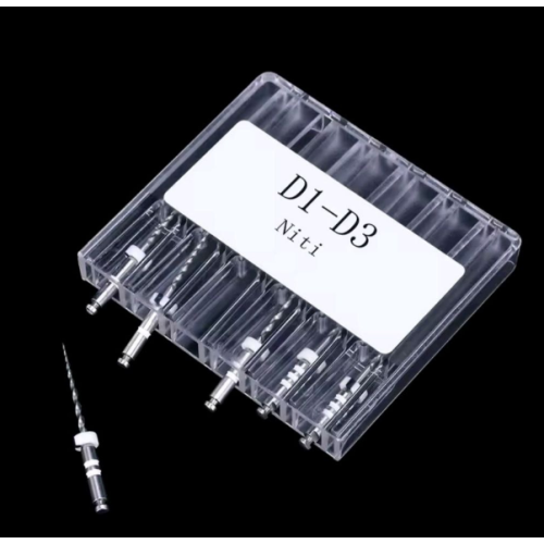 Машинні файли Ni-Ti для розпломбування. Набір асорті, 6 штук.