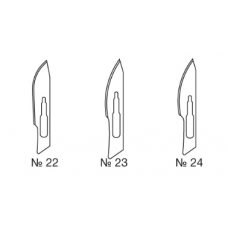 Леза для скальпеля одноразові MEDICARE, 100шт