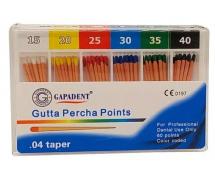 Штифти гутаперчеві (Gutta Percha Points ) Конусність 04, 60шт