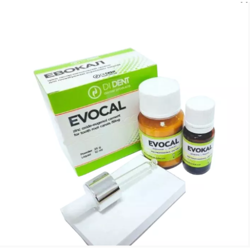 Эвокал (Evocal), Временный цинк оксид-эвгенольный цемент (25 г + 10 мл)