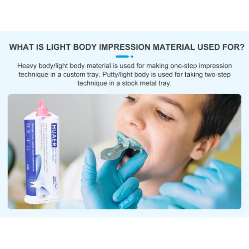 HUAER Impression Light Body A-Silicone, А-Силікон ХУАЕР Імпрешн, Коректор 2 x 50 мл