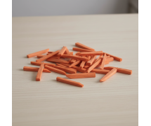 Клини фіксуючі  №1.181 оранжеві супертонкі,  100 шт