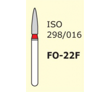 Бор пламеподібний стрілчастий кінчик Mani FO-22F серія Fine 3 шт