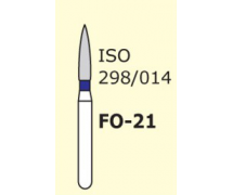 Бор пламеподібний стрілчастий кінчик Mani FO-21 3 шт