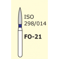 Бор пламеподібний стрілчастий кінчик Mani FO-21 3 шт