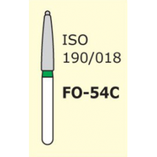 Бор пламеподібний стрілчастий кінчик Mani FO-54C серія Coarse 3 шт