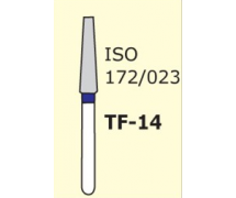 Бор конус із плоским кінцем Mani TF-14 3 шт