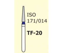 Бор конус із плоским кінцем Mani TF-20 3 шт