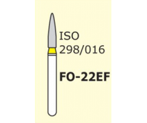 Бор пламеподібний стрілчастий кінчик Mani FO-22EF серія Extra Fine 3 шт