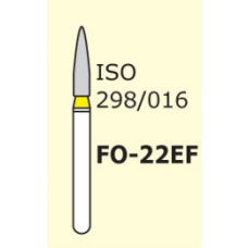 Бор пламеподібний стрілчастий кінчик Mani FO-22EF серія Extra Fine 3 шт