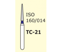 Бор конус із гострим кінцем Mani TC-21 3 шт