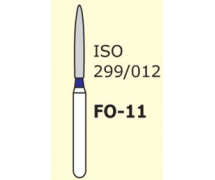 Бор пламеподібний стрілчастий кінчик Mani FO-11 3 шт